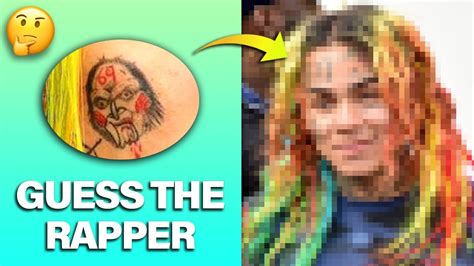 Guess The Rapper By Face Tattoo Challenge Youtube