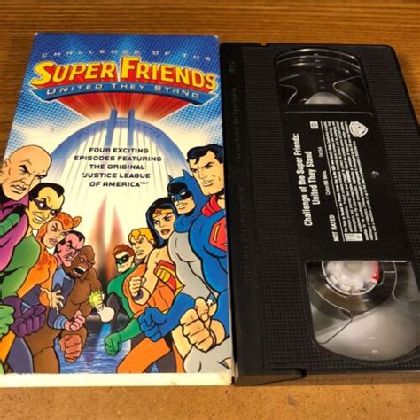 Challenge Of The Superfriends United They Stand Vhs Vcr Video Tape Used