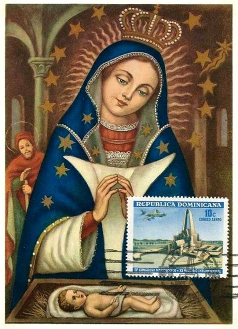 All About Mary Virgen De La Altagracia A Postcard Of The Painting
