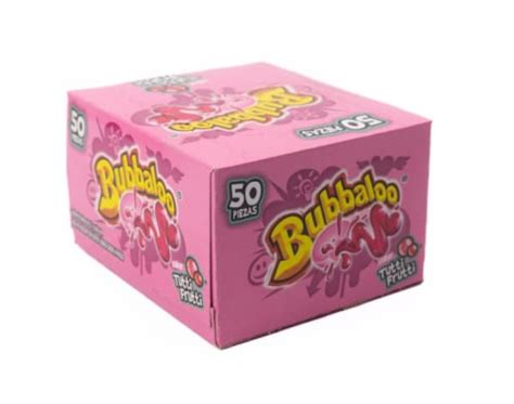 Bubbaloo Bubble Gum Mexican Chicle Candy 47 Count Tutti Frutti 47
