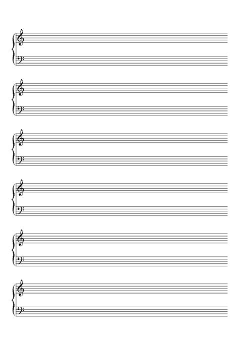 Free music manuscript staff paper. Nylon Guitarist-Blank music paper