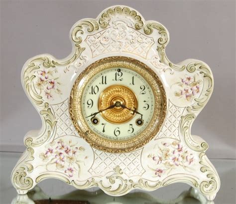 Ansonia Dresden China Clock Jan 15 2012 Bruhns Auction Gallery In