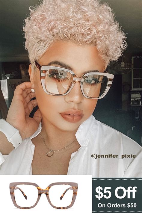 buy 1 get other frames 🔥🔥50 off 👓 short sassy hair short hair cuts funky glasses glasses
