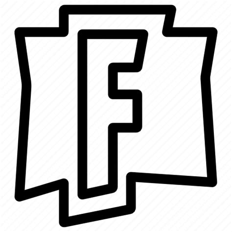 Fortnite Game Logo Icon Download On Iconfinder