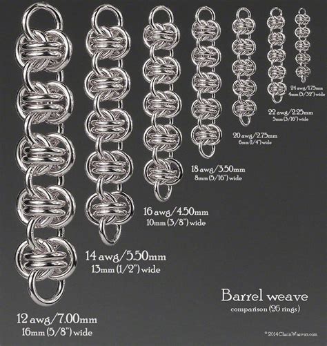 Barrel Weave Chainmaille Tutorials Chainmail Tutorials Chainmail