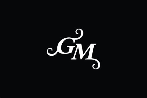 Monogram Gm Logo V2 Illustration Par Greenlines Studios · Creative Fabrica