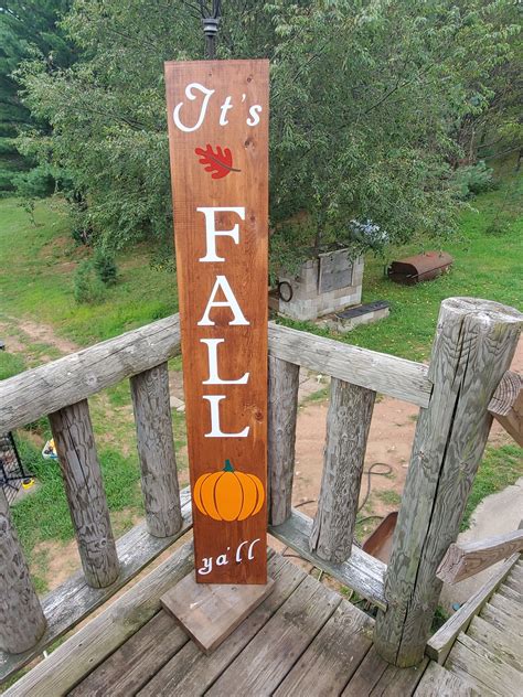 Its Fall Yall Its Fall Fall Decor Front Porch Sign Entry Way Sign