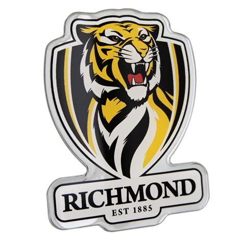 Richmond Tigers Lensed Chrome Supporter Logo