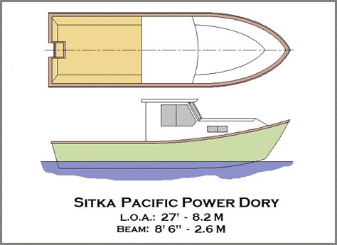 Sitka Pacific Power Dory Wooden Boat Plans Wooden Boats Yatch Boat