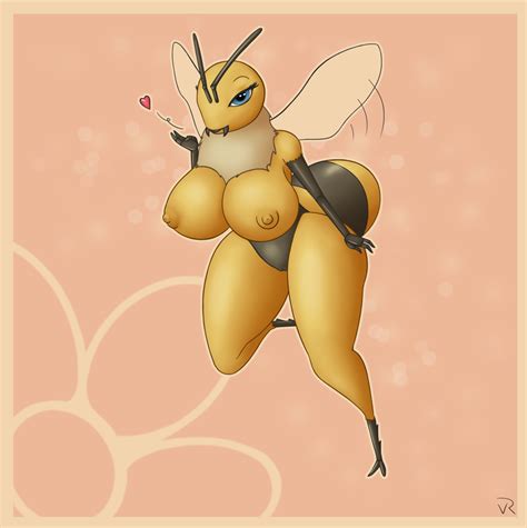 Rule 34 Anthro Arthropod Bee Big Breasts Breasts Female Insects