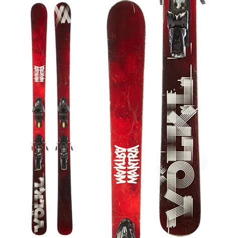Volkl Mantra Skis Atomic Ffg 12 Demo Bindings Used 2014 Used Evo