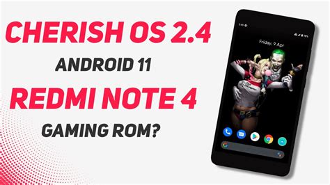 Gaming Rom Cherish Os 24 Official Update For Redmi Note 4 Mido