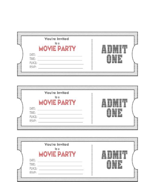 make your own raffle tickets free printable