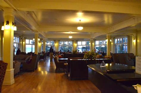 After a day of scruffy outdoor activities, clean yourself up and treat yourself to fine dining, yellowstone style. Lobby, just outside of Dining Room - Picture of Lake ...