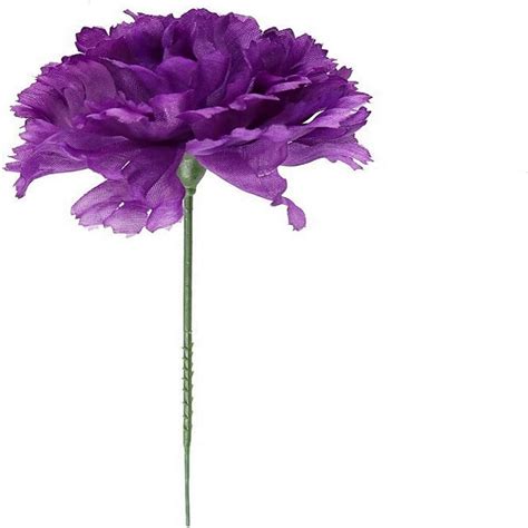 Floral Home Purple Silk Carnation Picks Oriental Trading