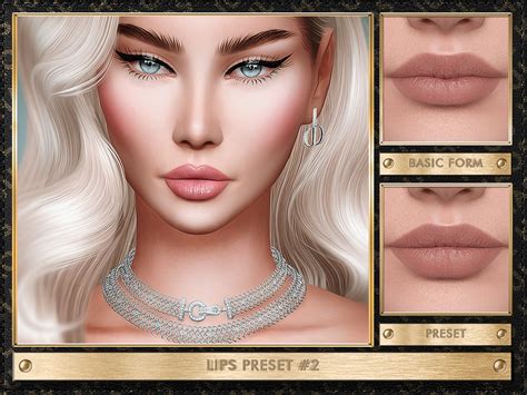 Lips Preset 2 By Julhaos From Tsr Sims 4 Downloads