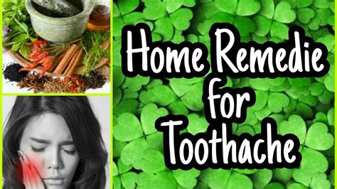 Home Remedie For Tooth Ache Quick Relief Youtube