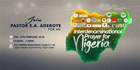 Live Video Interdenominational Prayer For Nigeria With Pastor Adeboye