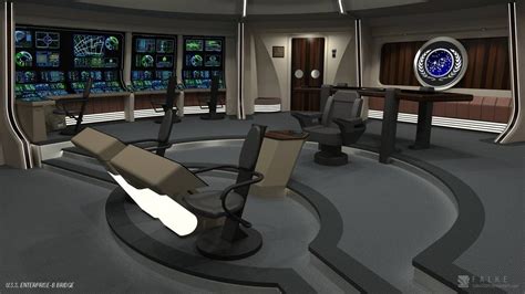 Excelsior Class Star Trek Bridge Star Trek Captains Starfleet Ships