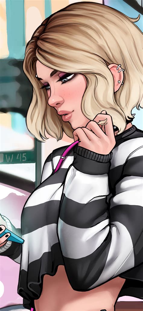 Gwen Stacy Phone Wallpaper By Aromasensei Mobile Abyss