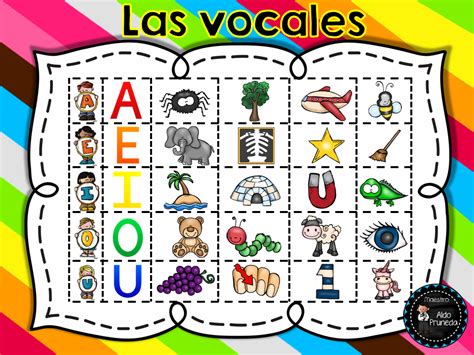 Memorama De Vocales Maestra De Inicial En Las Vocales Images And