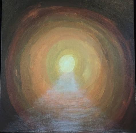 A Breath From The Light At The End Of The Tunnel Painting Fine Art