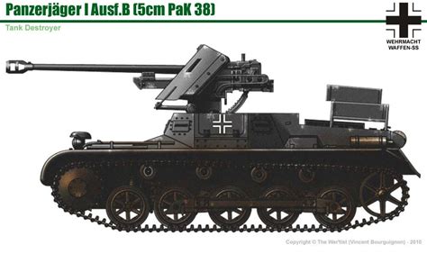 Panzerjäger I Ausfb Mit 50mm Pak 38 Militaire Tank Militaire