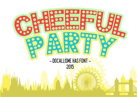 Cheerful Party Font 1001 Free Fonts