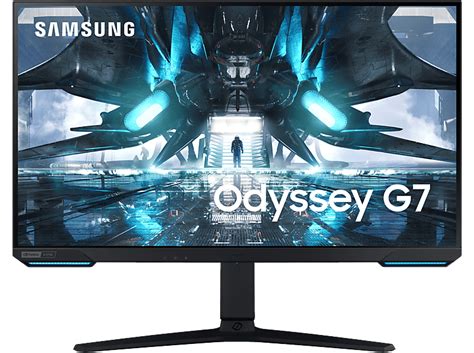 Monitor Gaming - SAMSUNG LS28AG700NUXEN, 28 ", UHD 4K, 1 ms, Negro