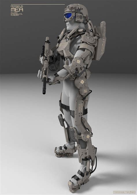 Futuristic Armour Combat Armor Tactical Armor