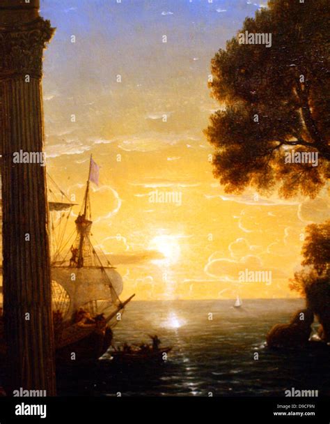 Claude Lorrain1600 1682 French Artist The Embarkation Of St Paul