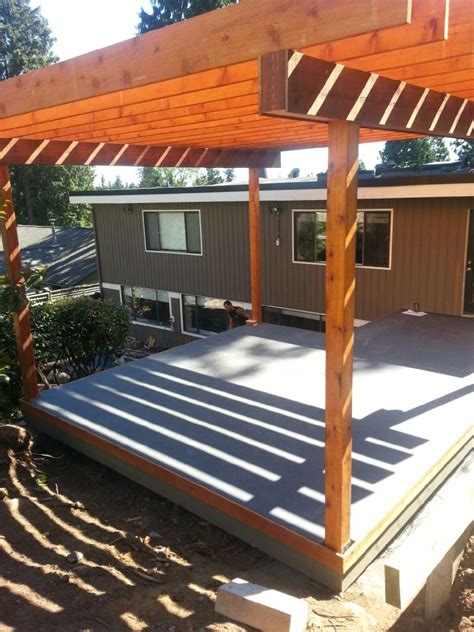 By barrett chan (san francisco). Work in progress | Cedar deck, Outdoor structures, Pergola
