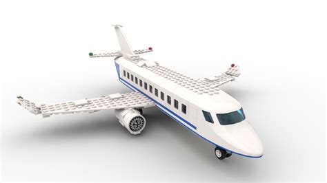 Lego Moc Passenger Plane By Plutonian1 Rebrickable Build With Lego