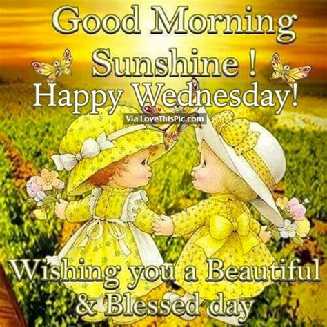 Good Morning Sunshine Happy Wednesday Pictures Photos And Images
