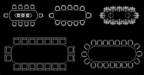 Conference Table Cad Block