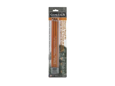 Generals Charcoal Pencil Kit Set Of 4 Arthood