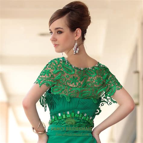 Green Lace Long Sleeve Dress Long Green Dress With Sleeves Uk 2019 Fancy Bridesmaid Dresses