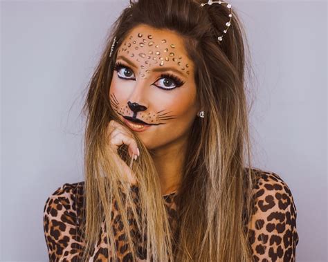 cheetah costume makeup