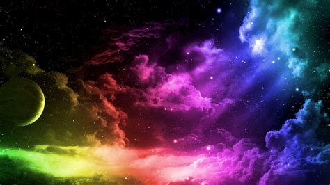 Rainbow Space Wallpapers Top Free Rainbow Space Backgrounds