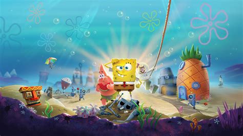 2560x1440 Spongebob Squarepants Battle For Bikini Bottom Rehydrated
