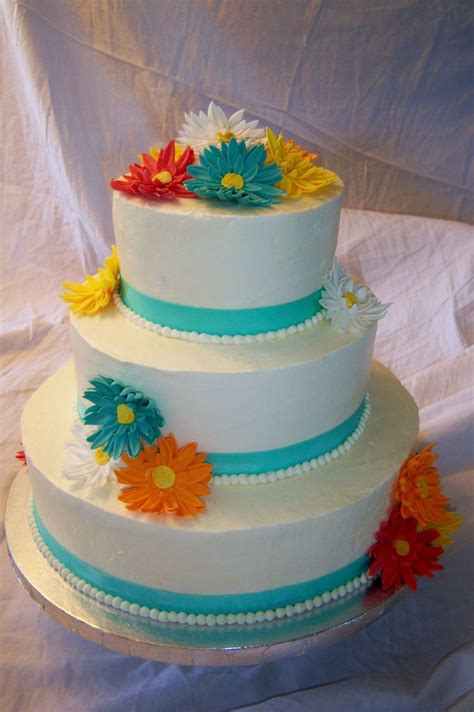 Gerbera Daisy Wedding Cakecentral Com