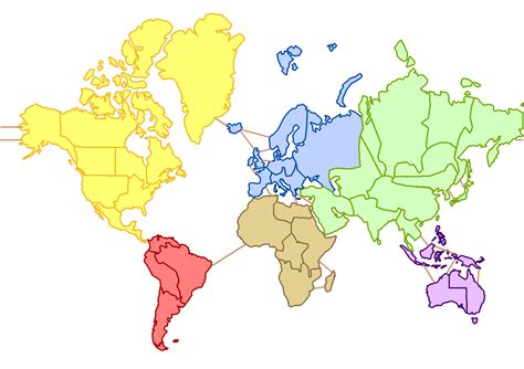 Children can use different colours to separate where they think countries are or copy the borders from a labelled map like this colourful one. Adding labels to ArcGIS Online web maps ~ P-GIS Blog (EN)