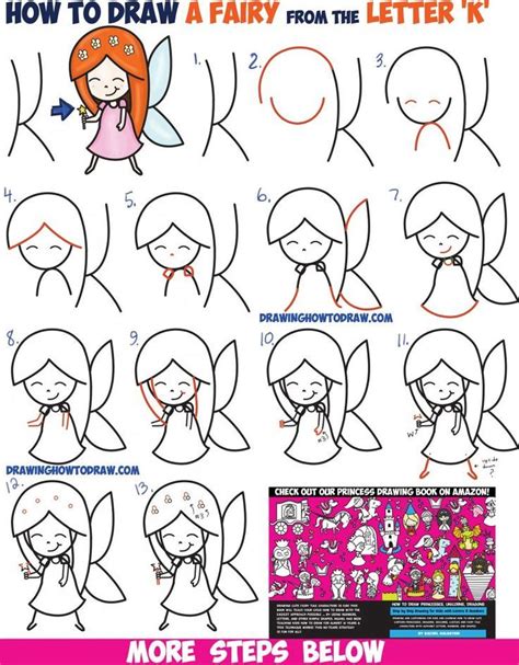 See more ideas about drawing tutorial, drawings, draw. How to Draw a Cute Cartoon Fairy (Kawaii Chibi) from ...