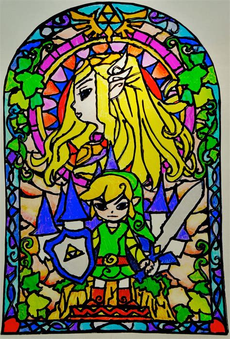 Be careful not to break other parts of the glass. Otaku Crafts: Easy Fake Stained Glass