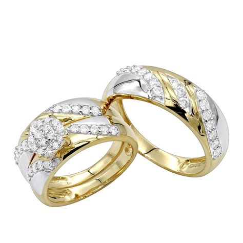 Fine Diamond Rings 14k White Gold Finish Genuine Diamond Engagement