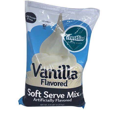Frostline Vanilla Soft Serve Powder Mix Lb Bag Shoreline Supply Company