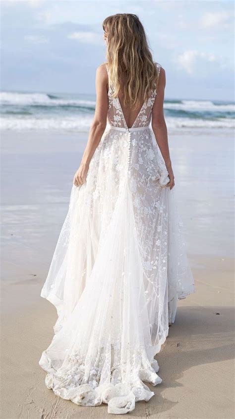 Beach Wedding Dresses Perfect For A Destination Wedding Fab