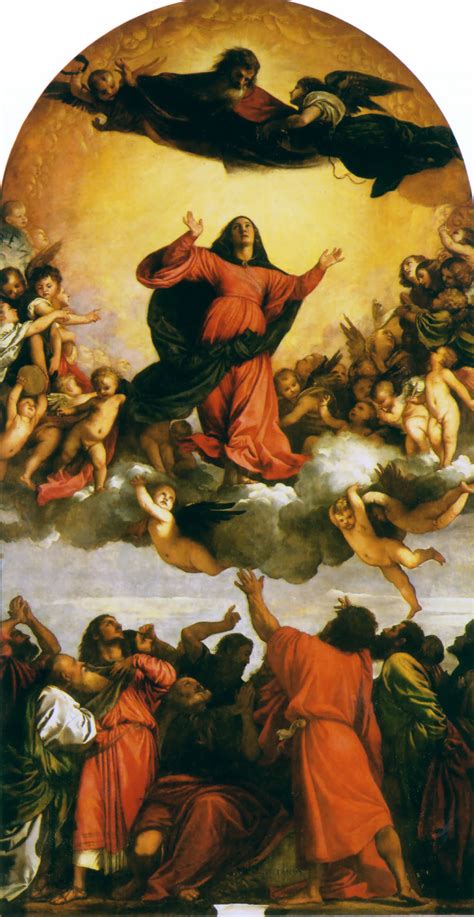 Assumption Of The Virgin Ticiano Vecellio Wikiart Org