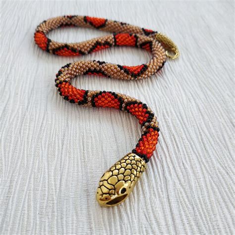 Snake Necklace Snake Choker Serpent Necklace Witch Jewelry Etsy