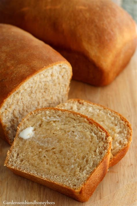 Half And Half White And Wheat Bread Garden Seeds And Honey Bees